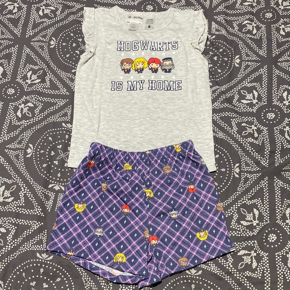 HARRY POTTER Girls Size 7-8 Summer Pj Set NEW - Picture 4 of 8